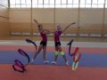 Gimnastyczki z Bielska-Białej na zgrupowaniu w Kielcach