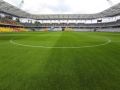 Ostatnie prace na murawie Stadionu Miejskiego przed inauguracją sezonu