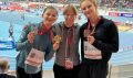Zawodniczki KKL Kielce z medalami Halowych Mistrzostw Polski w Toruniu