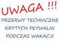 Przerwy techniczne Krytych Pływalni podczas wakacji