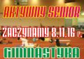 \"Aktywny senior\" rusza od 8.11. Zapraszamy!