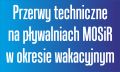 Przerwy techniczne na pływalniach MOSiR w okresie wakacyjnym