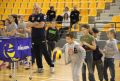 Uczestnicy Zimowych Sportowych Półkolonii na treningu z siatkarzami Dafi Społem Kielce