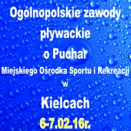 Ogólnopolskie Zawody Pływackie o Puchar MOSiR w Kielcach